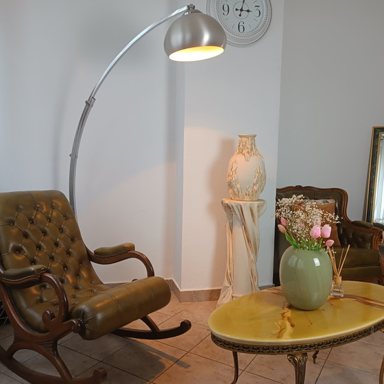 Image 1 of Lampadaire Arc Vintage Harvey Guzzini – Années 1970