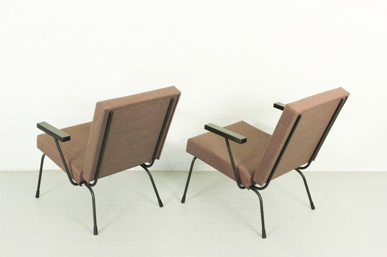 Image 1 of Juego de 2 sillones 1407 de Wim Rietveld para Gispen