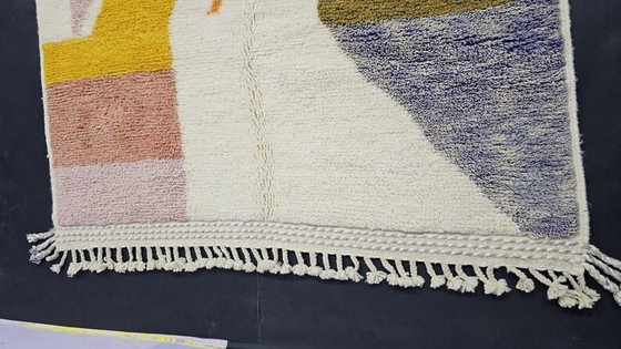 Image 1 of Traditional handmade natural wool rug, size 2/3 m