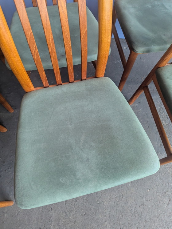 Image 1 of Set of 6 vintage teak chairs - Schou Andersen - Denmark