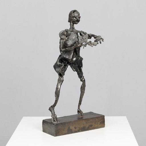 Expressieve staande figuur van Anthony Binstead, België, jaren 80