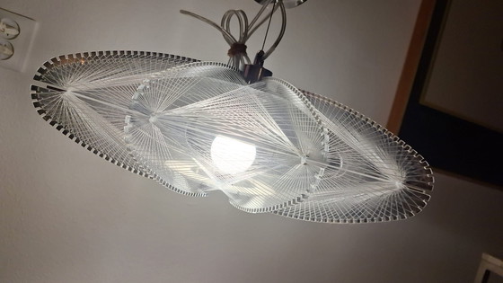 Image 1 of Pendelleuchte im Weltraum-Stil | Nylonfäden