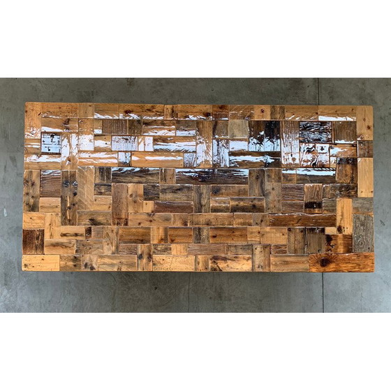 Image 1 of Vintage handmade table in recycled fir, Italy