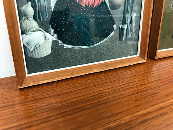 Image 1 of 1960s Charming Vintage English Prints by Hidalgo / Boots