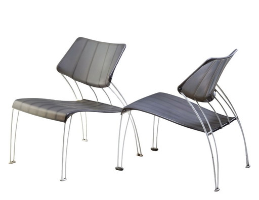 Zwei Schalenstühle, IKEA, 1990er-2000er Jahre