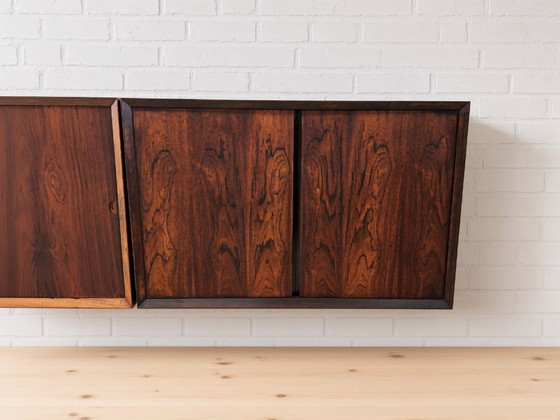 Poul Cadovius Floating Wall Mounted Rosewood Sideboard by CADO, 1960s. (photo 12 of 13)