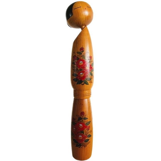 Image 1 of Vintage Japanse Sosaku Kokeshi pop Sato Suigai 1960's