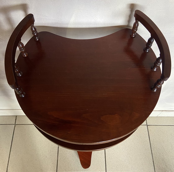 Image 1 of Magnifico tavolino/tavolino vintage in legno, stile classico (1979)