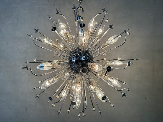 Image 1 of Lampadario XL Vintage Venini "Esprit" (prima edizione) - Toni Zuccheri