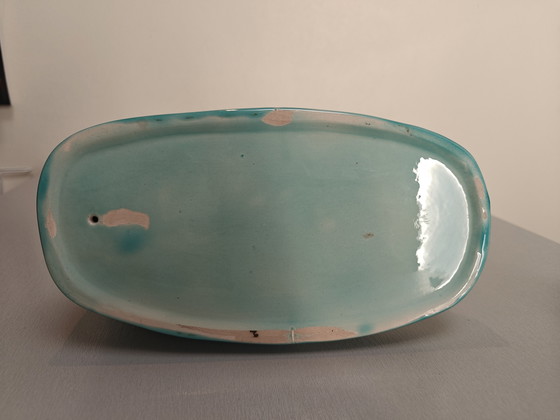Image 1 of Figurine en céramique Zsolnay turquoise