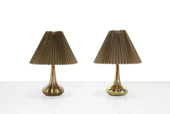 Set van 2 messing Jo Hammerborg Orient tafellampen van Fog and Morup – Fog & Mørup, Aluminium, Brass, Design (photo 6 of 6)