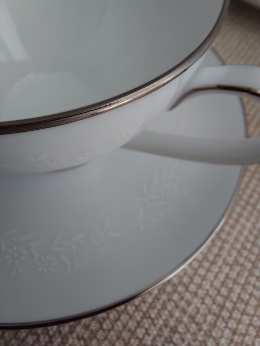 Vier ZYLSTRA Japanse vintage kop en schotel 