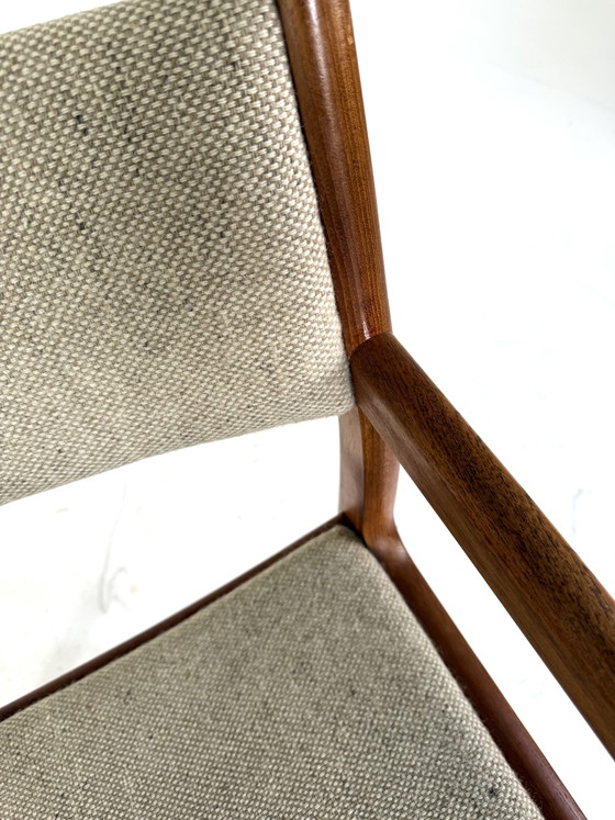 Image 1 of Vintage teakhouten bureaustoel, D-Scan ‘70