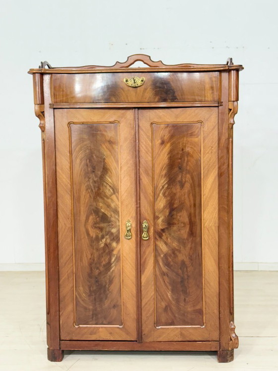 Image 1 of Antikes Gründerzeit Vertiko / Kommode / Schrank – um 1900