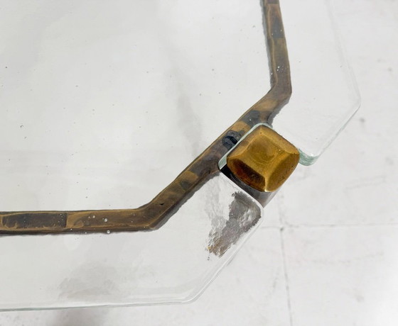 Image 1 of Brutalist side table/coffee table from the 1980s by Lothar Klute, Germany.