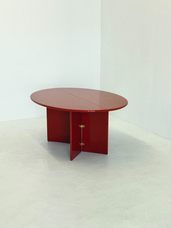 Image 1 of Antella Esstisch / Konsolentisch von Kazuhide Takahama für Cassina in Rot