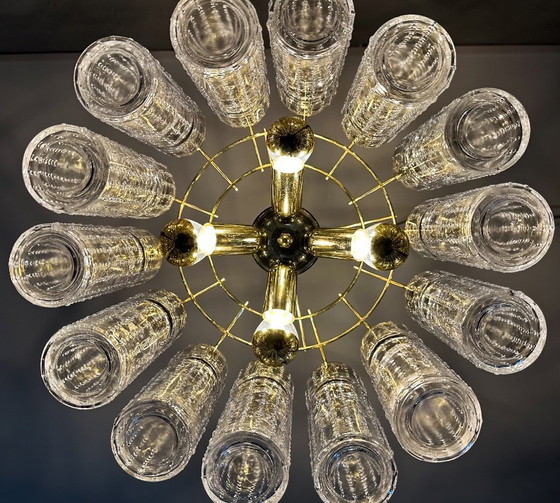 Image 1 of Lampada a sospensione vintage Glashütte Limburg