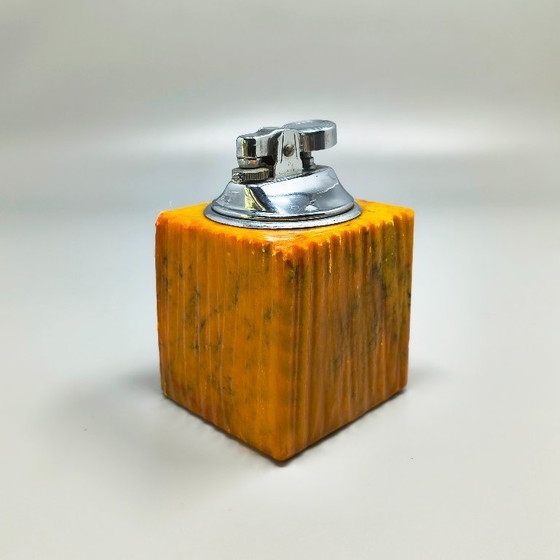 Image 1 of Ensemble à fumer en albâtre italien de style moderne du milieu du siècle, signé Romano Bianchi, années 1960