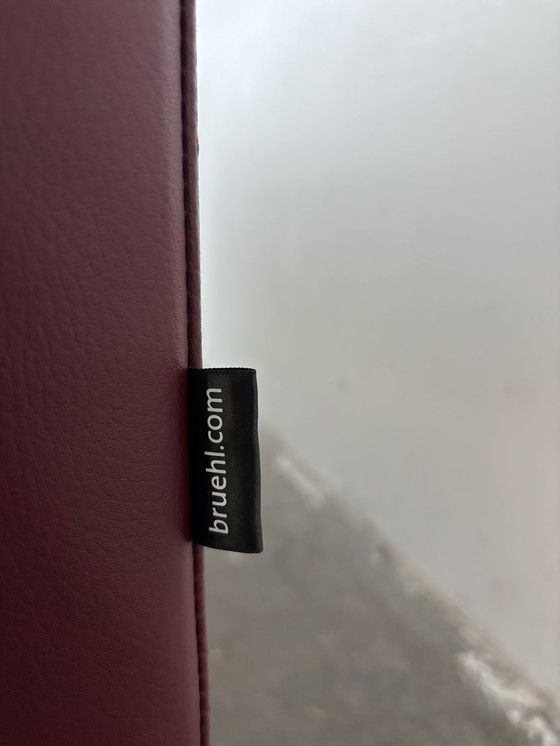 Image 1 of Brühl Alba designer sofa couch, leather, top condition!
