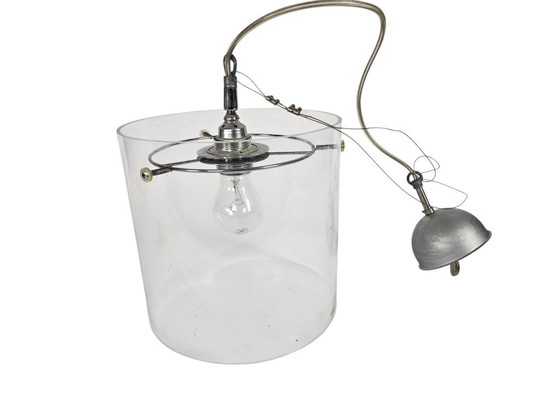 Image 1 of Dutch Design - Pola International Amsterdam - Hanglamp - Glas - Metaal - 1990's