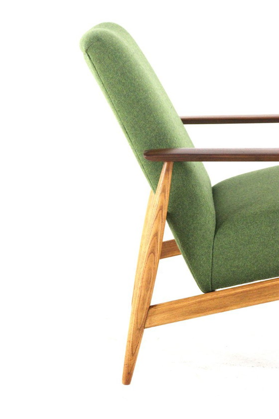 Vintage armchair easy chair newly upholstered – Wood (photo 11 of 13)