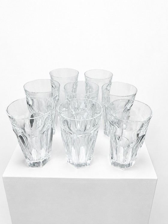 Image 1 of Moser 'Lady Hamilton' – Exclusieve 9-Delige Kristallen Set (Karaf & 8 Glazen)