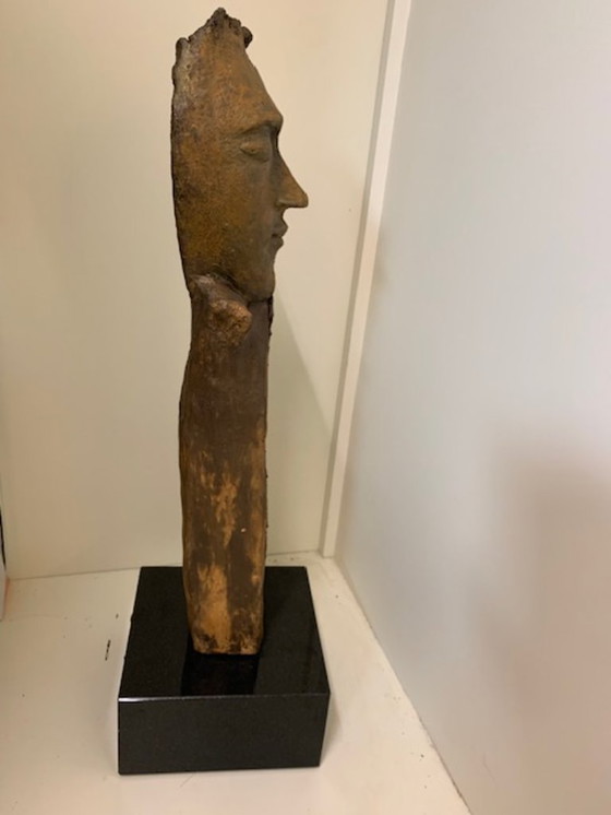 Image 1 of statua in ceramica alta 68 cm fatta a mano