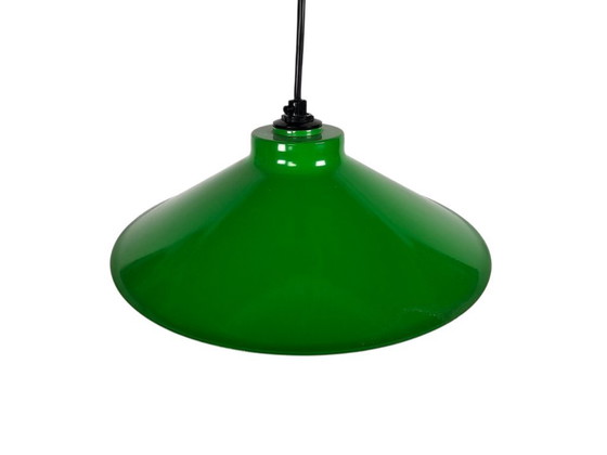 Image 1 of Lampada a sospensione industriale - smaltata - anni '60