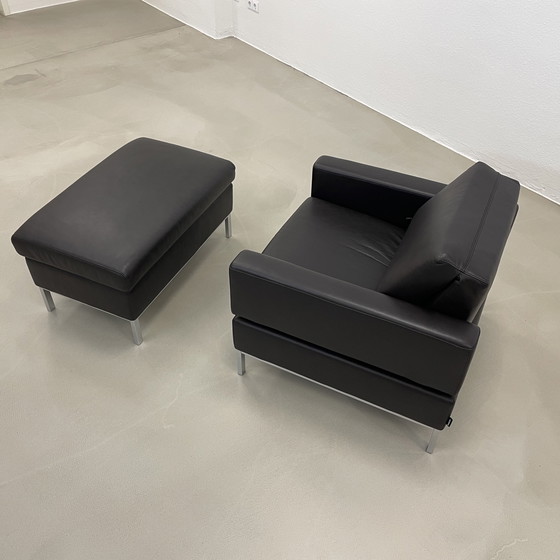 Image 1 of Sillón/taburete Brühl Tomo, cuero marrón, sillón, diseño cor sede