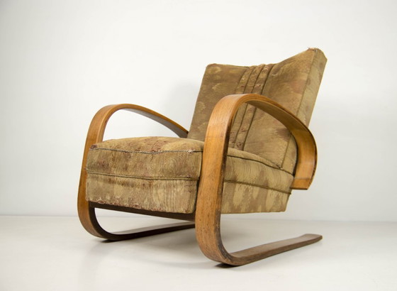 Image 1 of Poltrona Tank di Miroslav Navratil, in legno curvato laminato, anni '30.