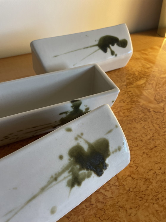 Image 1 of Plats en Céramique Artisanaux Japonisants