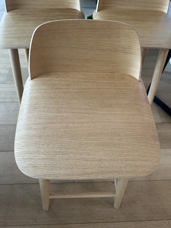 Image 1 of 3x Muuto Nerd Bar Stool