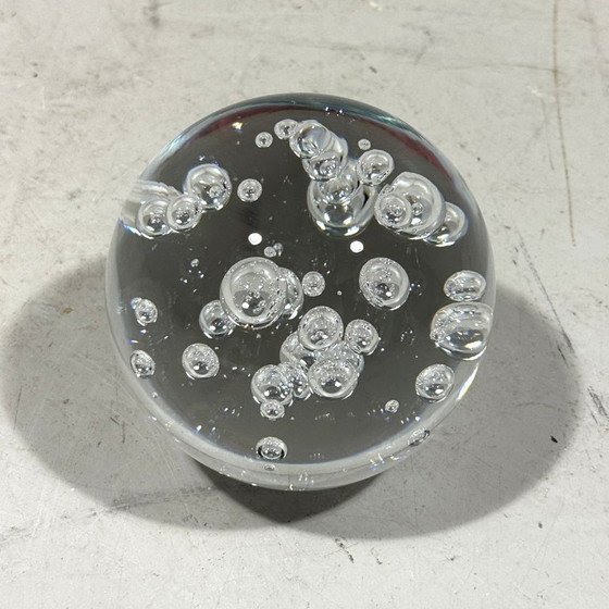 Image 1 of Glazen presse papier Zweden 1960's