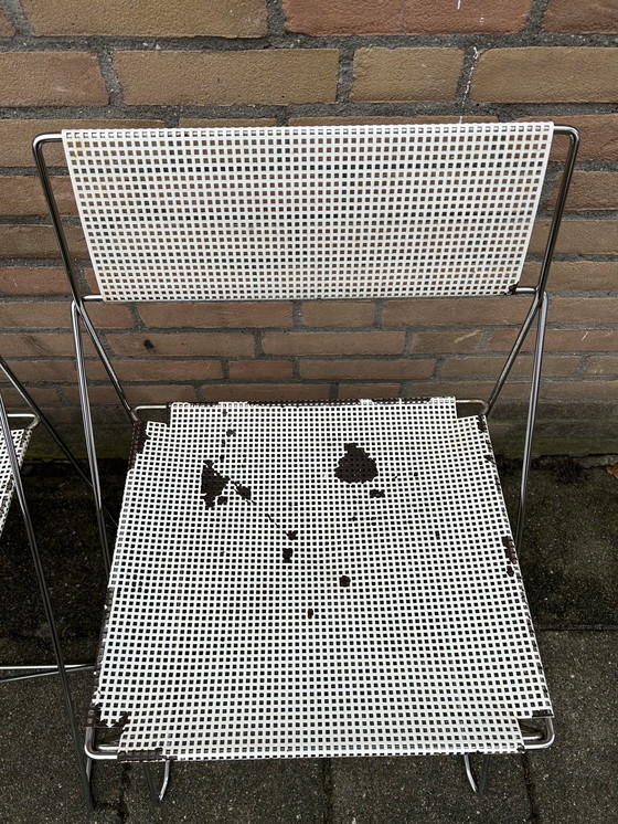 Image 1 of 4x Nuova X-Line eetkamerstoelen Niels Jørgen