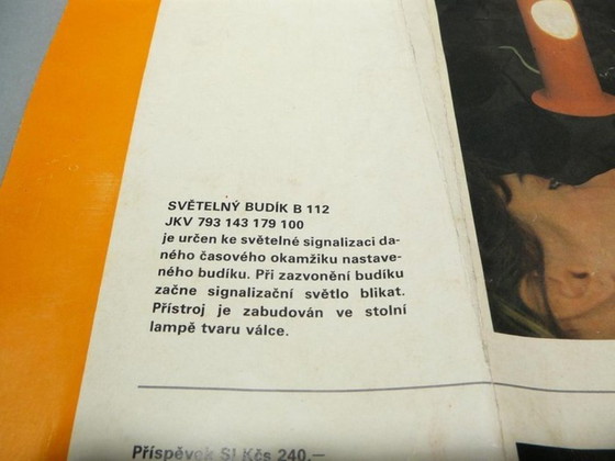 Image 1 of Lamp by Josef Hurka for Napako - B112 - Metal - Alarm for the deaf