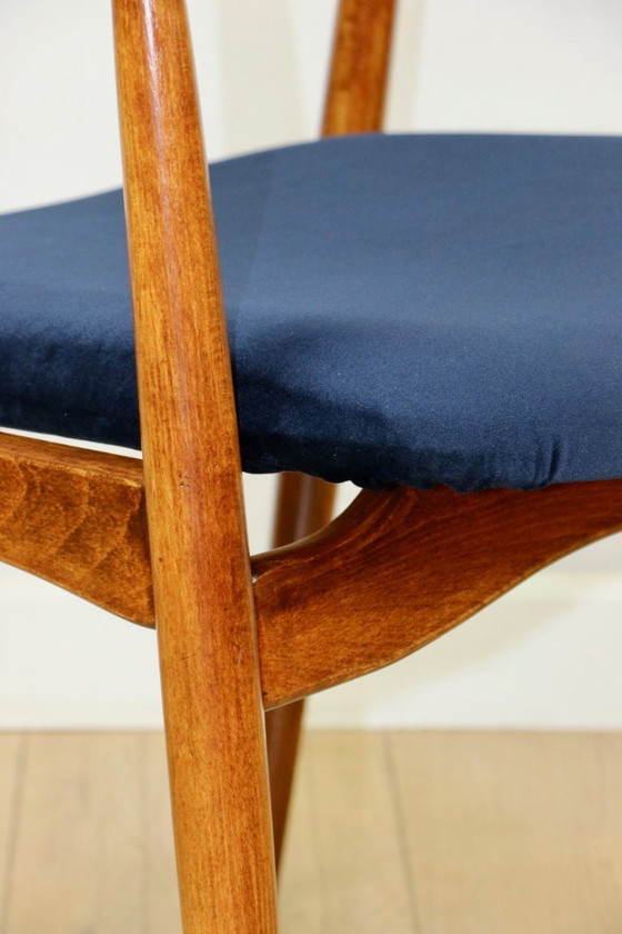 Poltrona da ufficio danese vintage - Blu navy – Axel Concept, Poltrone, Wood (photo 10 of 10)