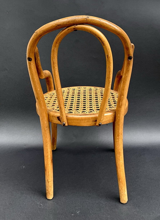 Antique Thonet Doll Chair in Bentwood & Cane, c.1900 – Decorative Objects, Rattan (photo 4 of 8)