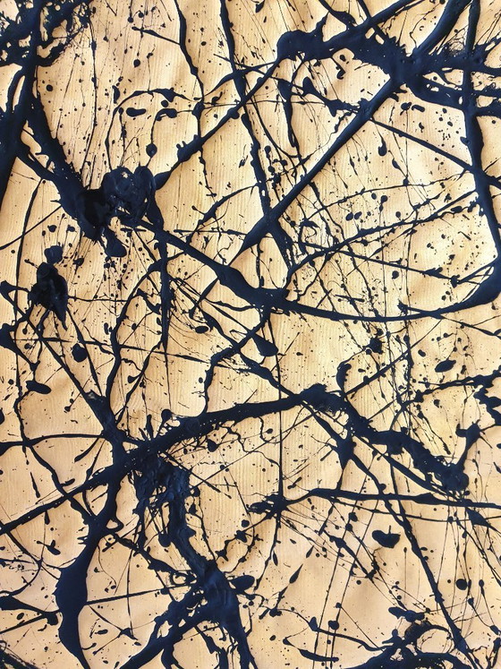 Black Golden Branches – Gemälde & Zeichnungen, Leinwand, Abstract (photo 14 of 17)