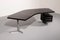 T96 directiehoekbureau in zwart gelakt hout, ontworpen door Osvaldo Borsani voor Tecno, jaren 1950. – Leather (photo 6 of 17)
