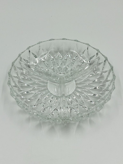 Vintage Aperitifschale aus Glas