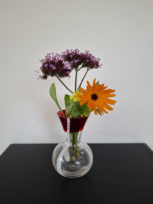 Vase Guzzini vintage fait main