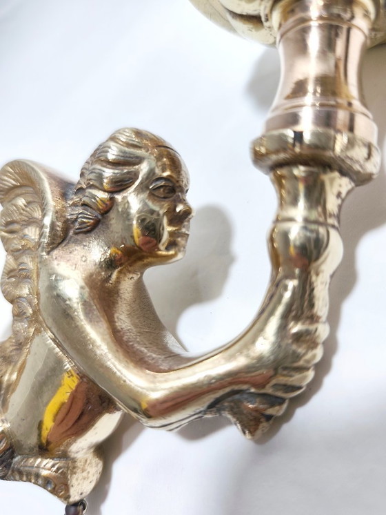 Image 1 of Bronce wall sconce. Spain, 1960s.