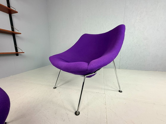 Image 1 of Sillón y reposapiés Pierre Paulin F157 "Big Oyster" para Artifort, 1964