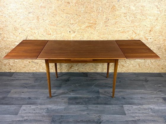 Image 1 of 1960s/70s Teak Dining Table, Danish Modern Design, Denmark