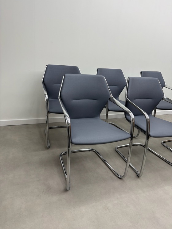 6 x Brunner Ray Sillas de Diseño (Jehs+Laub) – Sillas de comedor, Aluminio (photo 8 of 15)