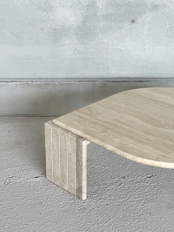 Image 1 of Vintage Travertine Coffee Table, 1980's