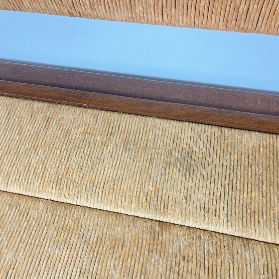 Image 1 of Provençal bench with backrest and integrated storage, 1960