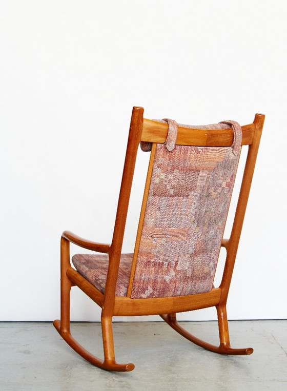 Image 1 of Fauteuil à bascule de Hans Olsen pour Juul Kristensen
