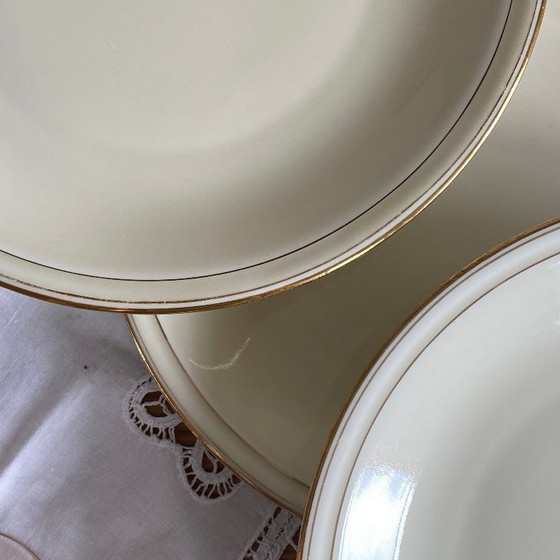 Image 1 of 6 piatti da portata antichi in porcellana di Limoges, ex Fabbrica Reale