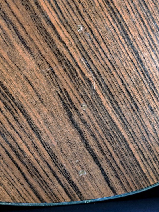 Tavolino Tripode Vintage Anni '50-'60 – Tavolini, Metallo, Legno (photo 3 of 5)